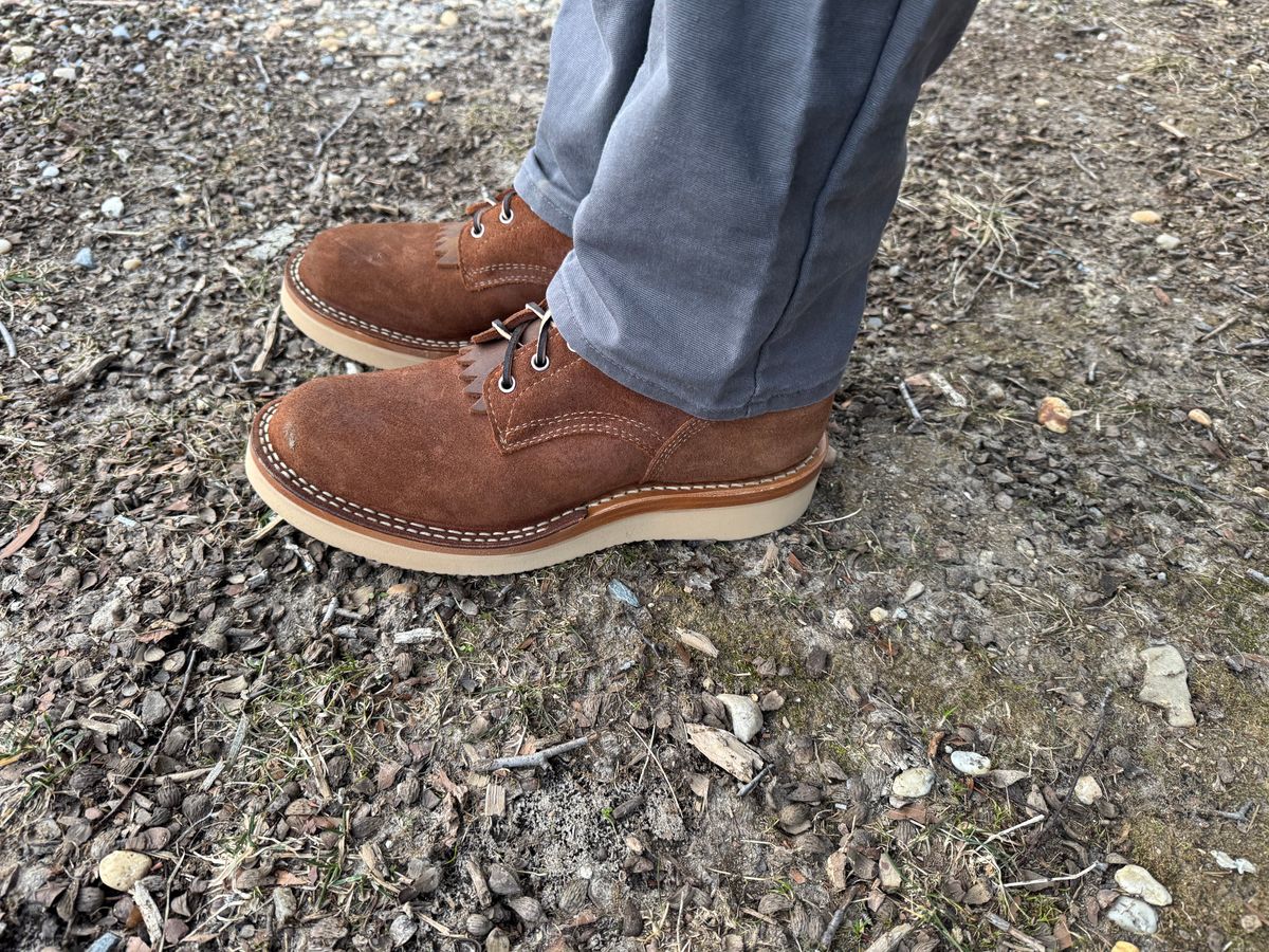 Photo by AFrat on February 18, 2025 of the White's C350-CS in Seidel Distressed Roughout.