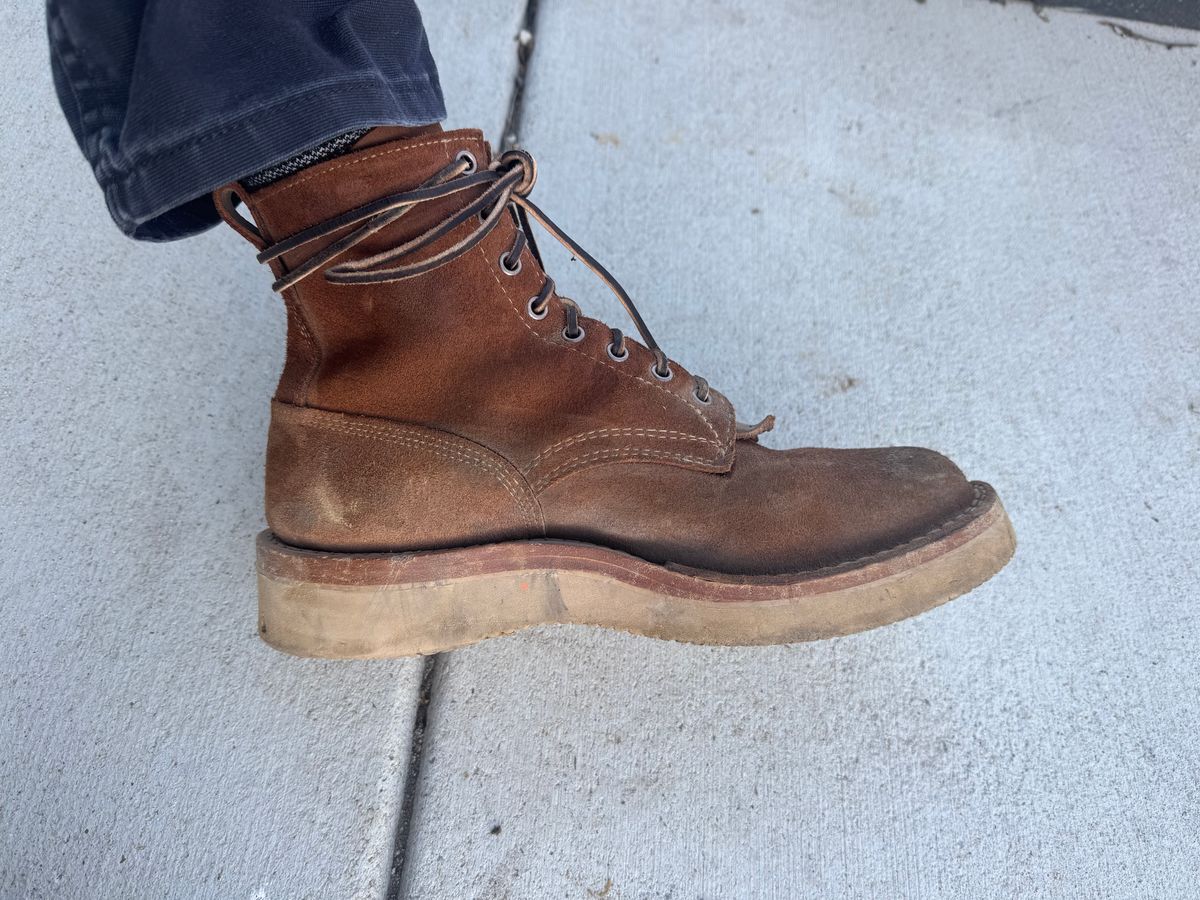 Photo by AFrat on February 28, 2025 of the White's C350-CS in Seidel Distressed Roughout.