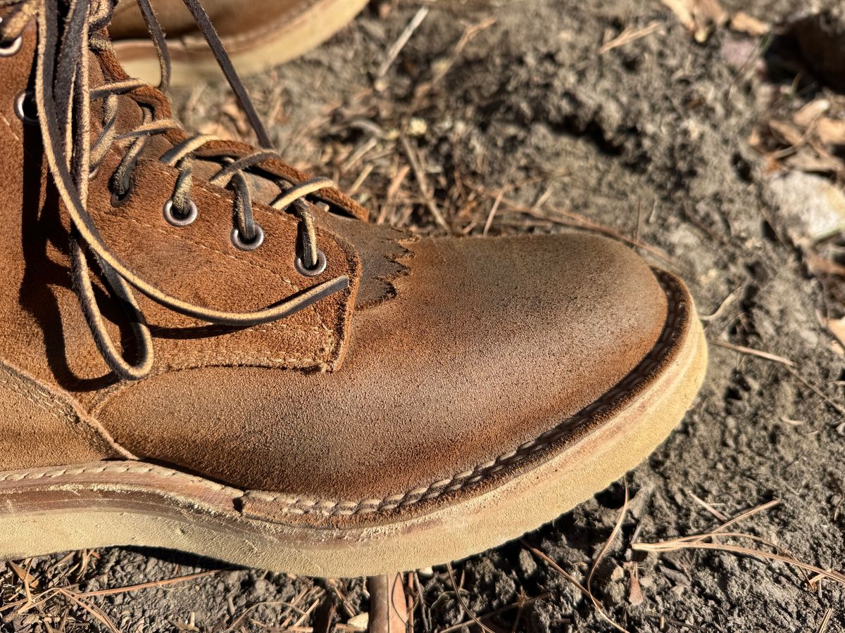 Photo by AFrat on March 3, 2025 of the White's C350-CS in Seidel Distressed Roughout.