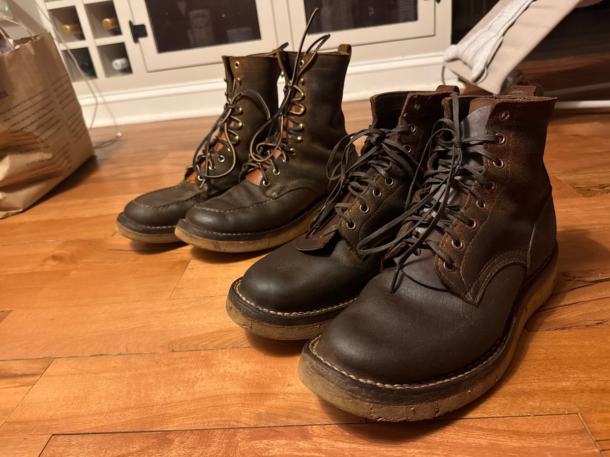 Photo by AFrat on May 19, 2025 of the White's C350-CS in Seidel Distressed Roughout.