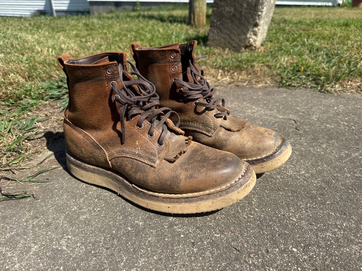Photo by AFrat on September 1, 2025 of the White's C350-CS in Seidel Distressed Roughout.