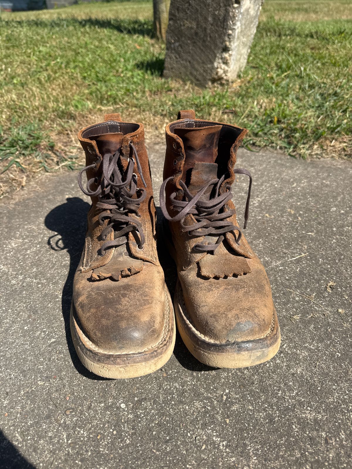 Photo by AFrat on September 1, 2025 of the White's C350-CS in Seidel Distressed Roughout.