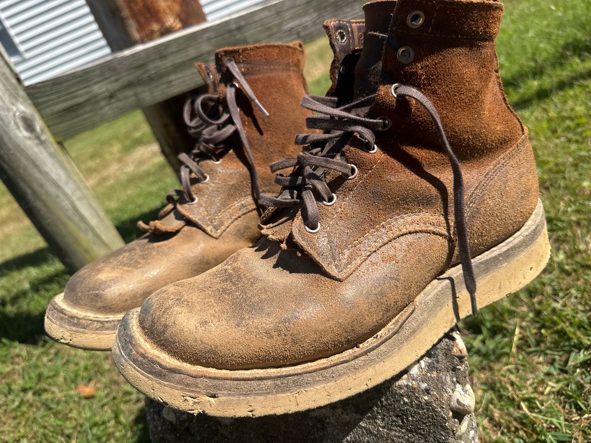 Photo by AFrat on September 1, 2025 of the White's C350-CS in Seidel Distressed Roughout.