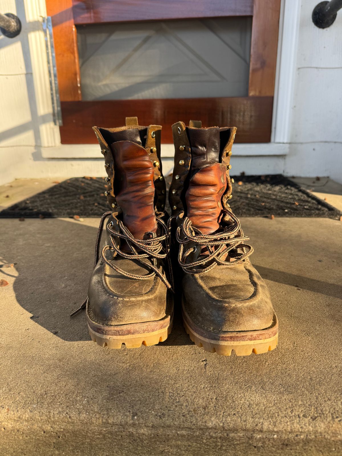 Photo by AFrat on October 16, 2025 of the Nicks Moc Toe in Tasman Leather Group Coyote Roughout.