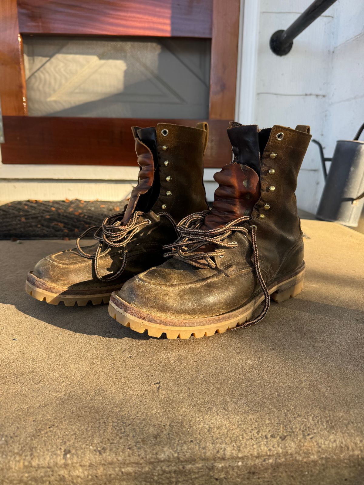 Photo by AFrat on October 16, 2025 of the Nicks Moc Toe in Tasman Leather Group Coyote Roughout.
