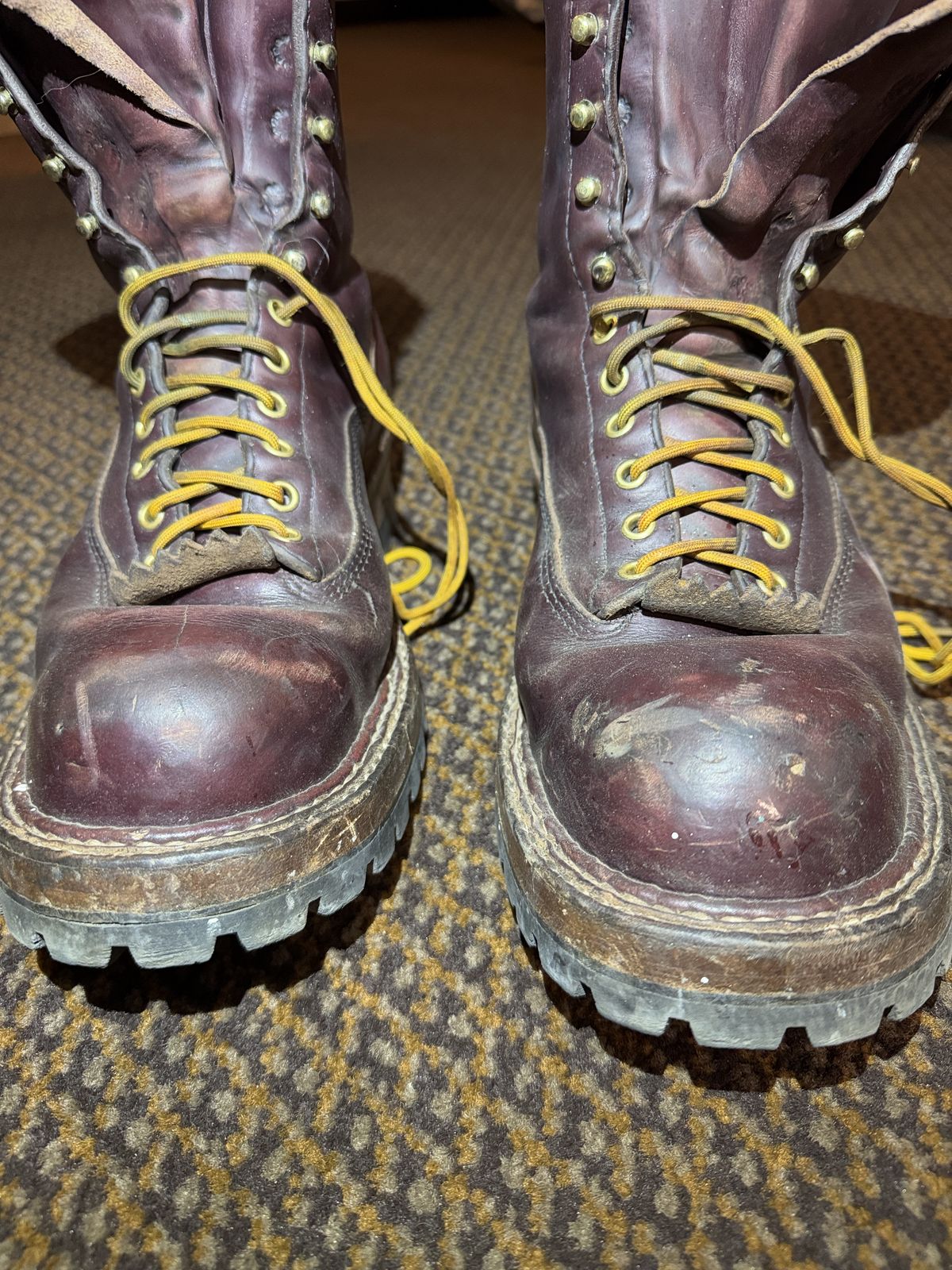 Photo by rhinoaz on March 2, 2026 of the White's Smokejumper in Cxl Burgandy.