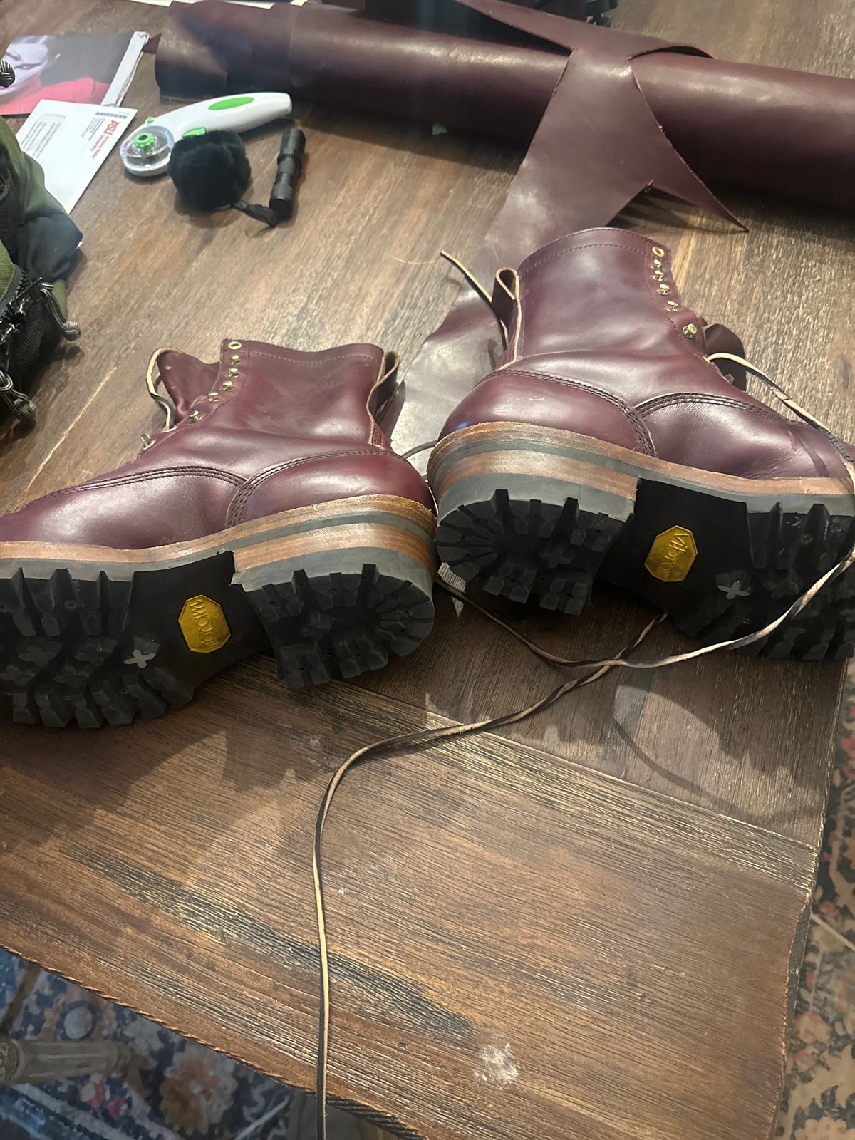 Photo by rhinoaz on September 20, 2025 of the White's Smokejumper in CXL Burgandy.