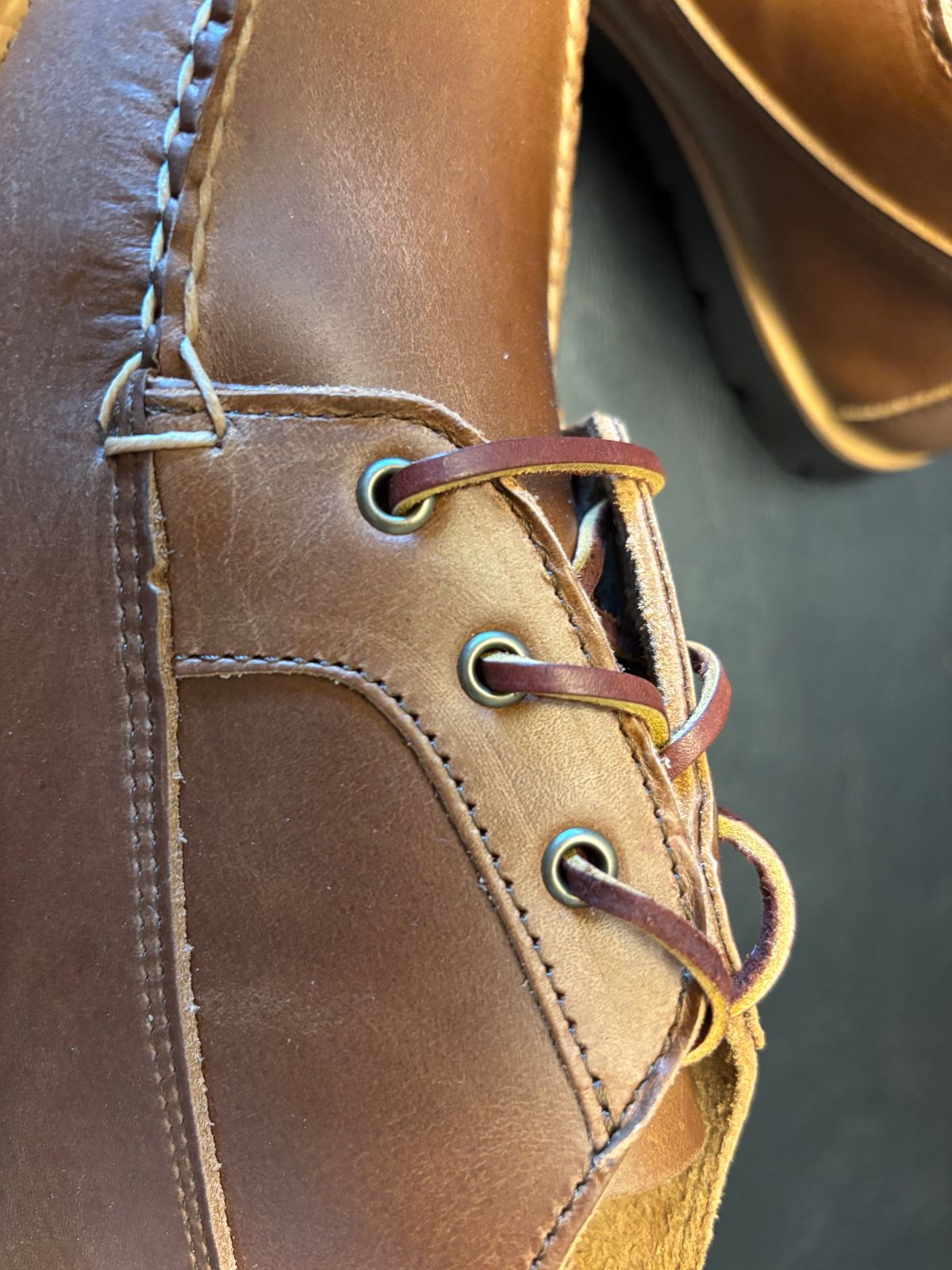 Photo by namawalla on July 29, 2025 of the Rancourt & Co. Acadia Chukka Redux in Horween Natural Chromexcel.
