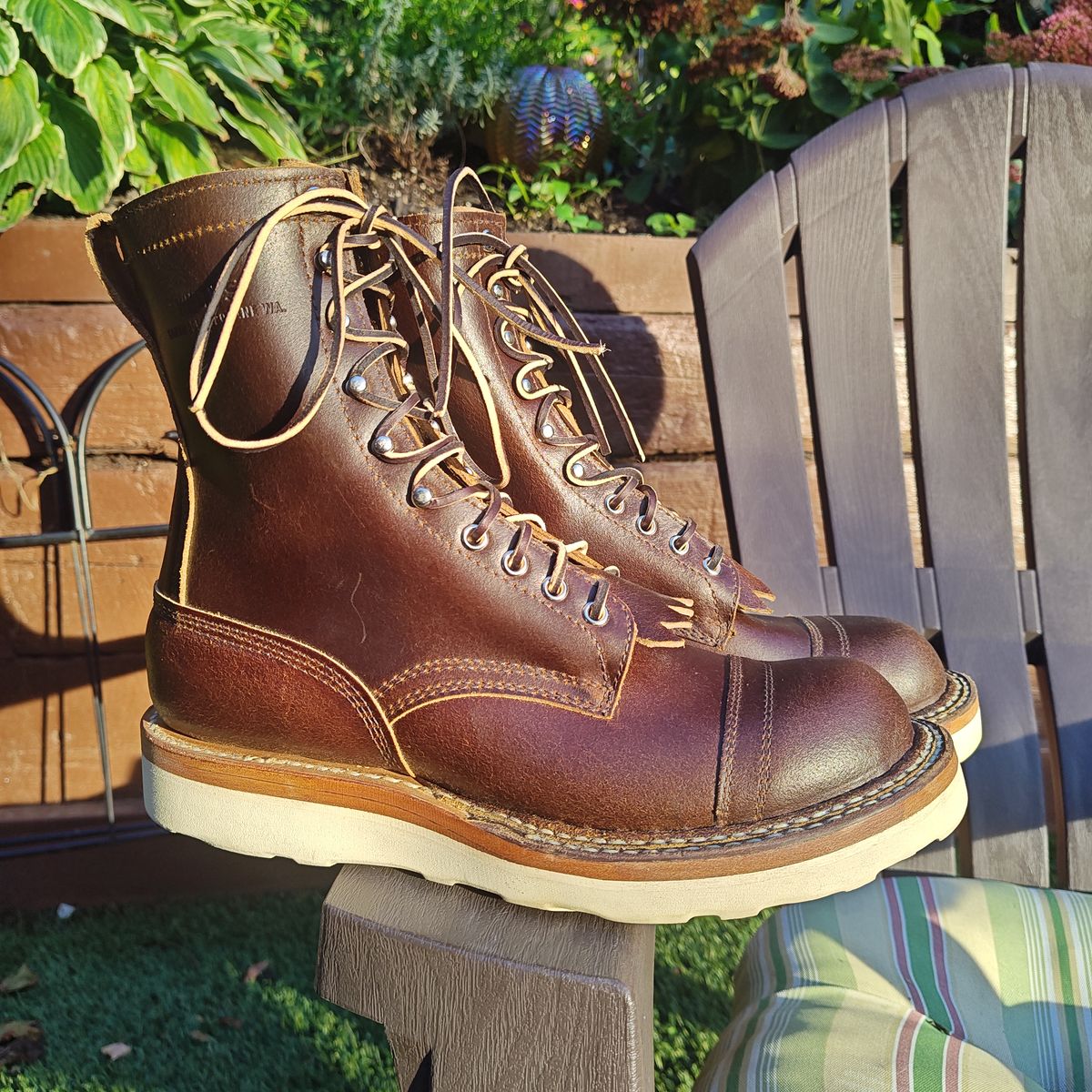 Photo by Spo1800 on October 2, 2025 of the White's Bounty Hunter in Horween Cinnamon Waxed Flesh.