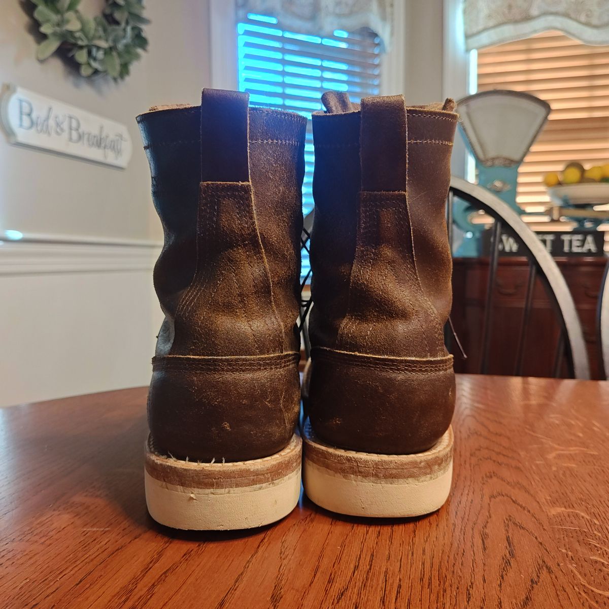 Photo by Spo1800 on November 1, 2025 of the White's Bounty Hunter in Horween Cinnamon Waxed Flesh.