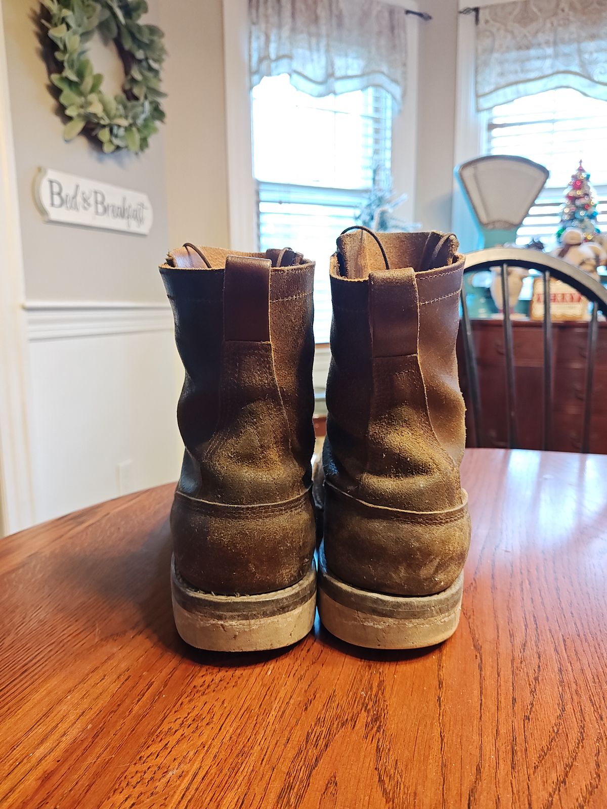 Photo by Spo1800 on January 4, 2026 of the White's Bounty Hunter in Horween Cinnamon Waxed Flesh.