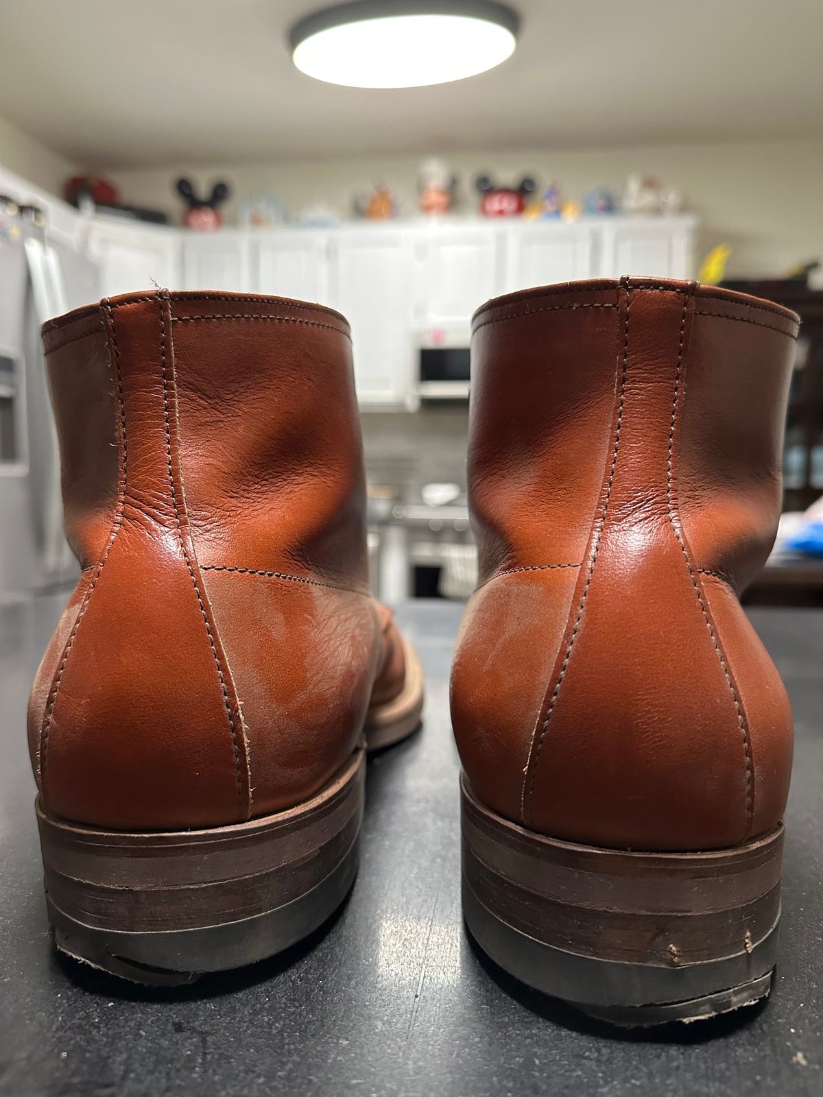 Photo by Rick11 on October 26, 2024 of the Alden Alden 405 in Brown Calfskin.