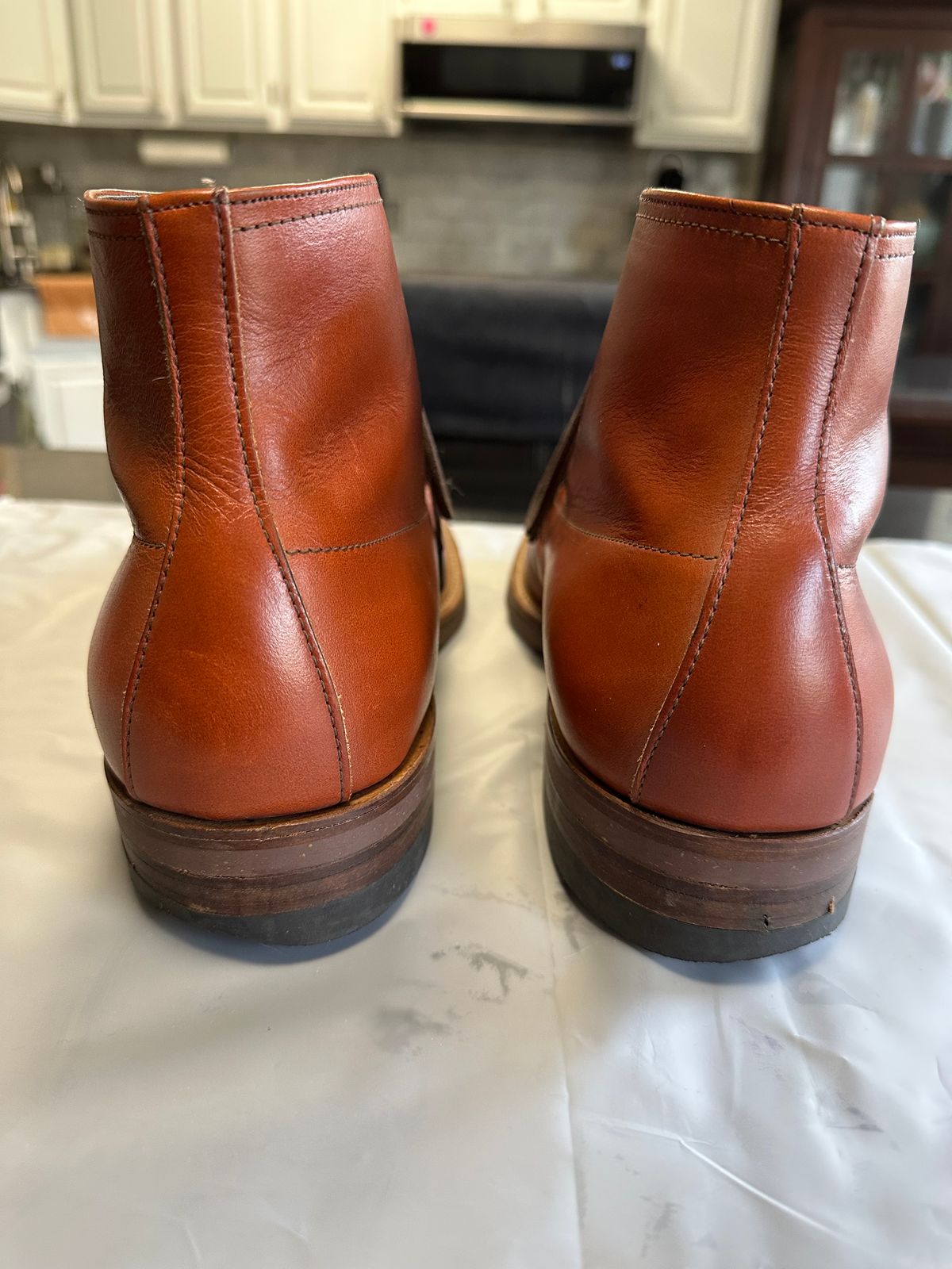 Photo by Rick11 on December 4, 2024 of the Alden Alden 405 in Brown Calfskin.