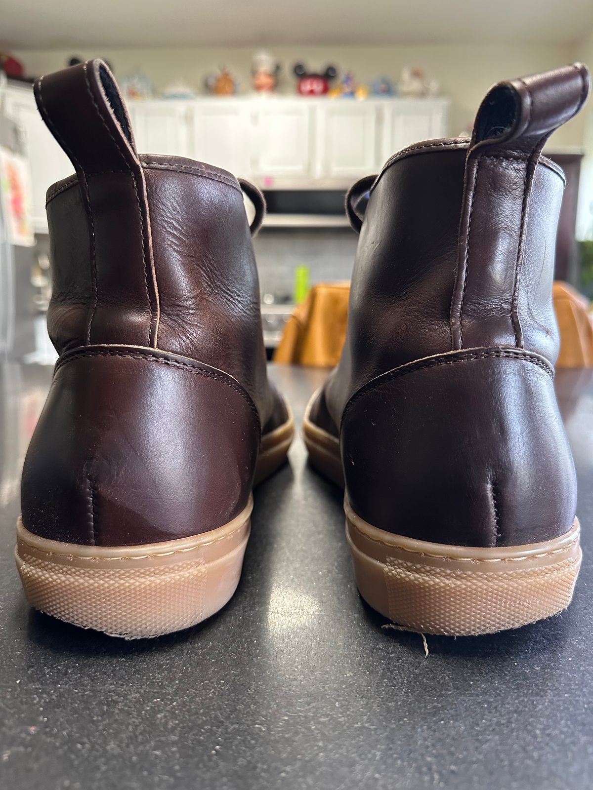 Photo by Rick11 on November 5, 2024 of the Goral Smugs in Horween Brown Chromexcel.