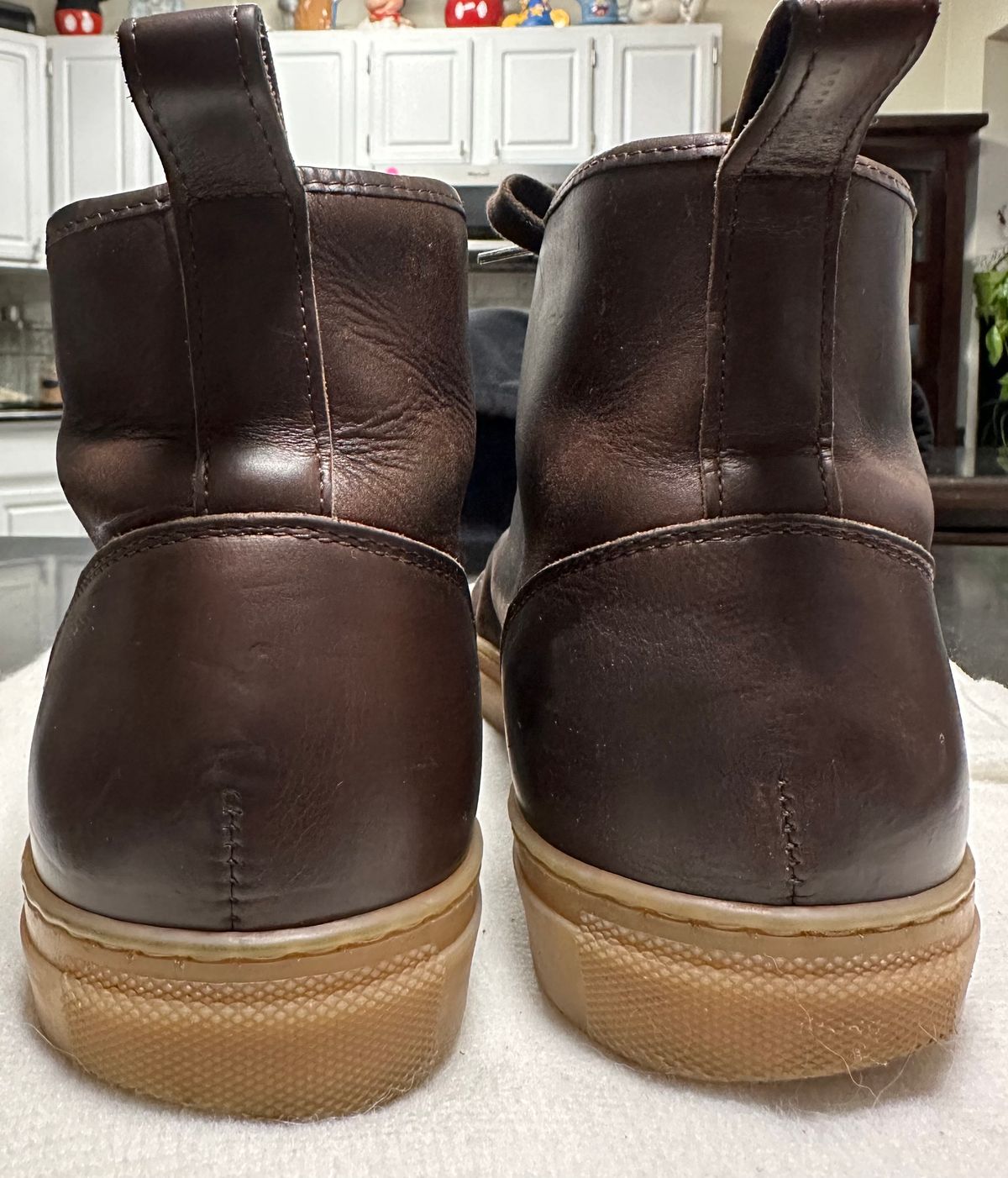 Photo by Rick11 on December 4, 2024 of the Goral Smugs in Horween Brown Chromexcel.