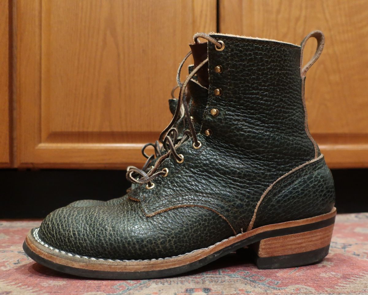 Photo by thetable123 on March 6, 2026 of the Nicks MTO in Horween Yellowstone Greener Pastures.