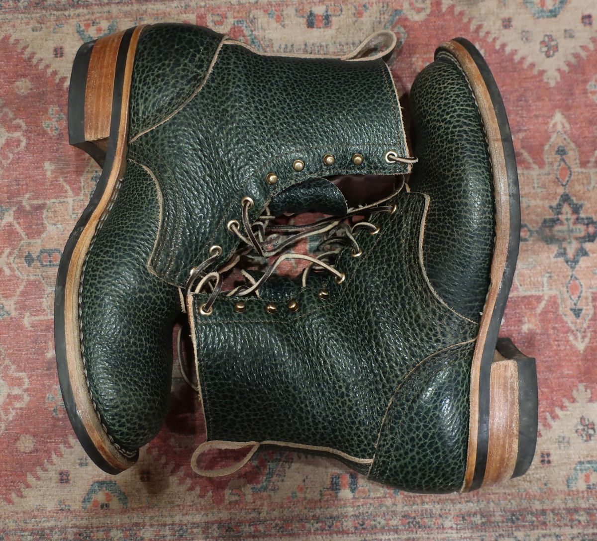 Photo by thetable123 on March 6, 2026 of the Nicks MTO in Horween Yellowstone Greener Pastures.