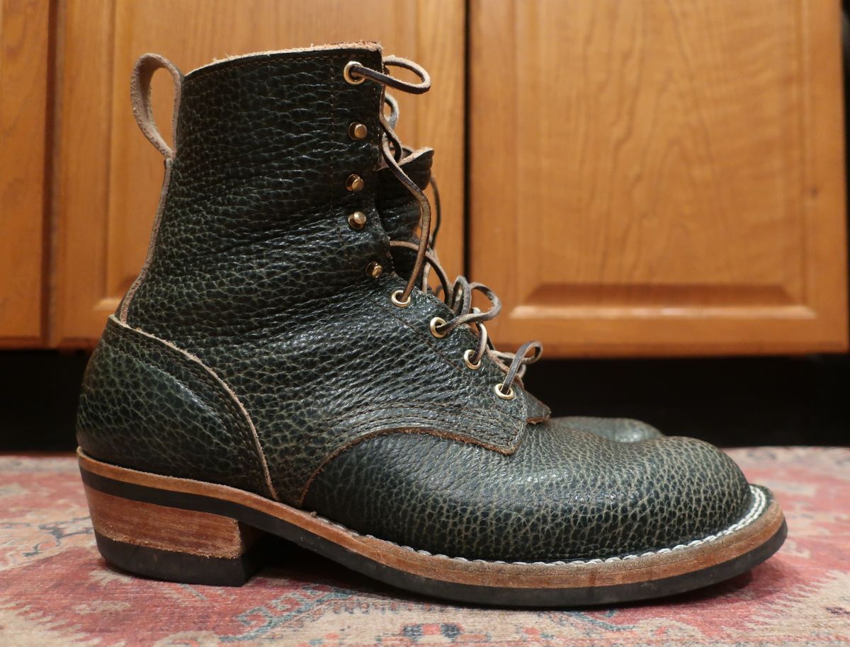 Photo by thetable123 on March 6, 2026 of the Nicks MTO in Horween Yellowstone Greener Pastures.