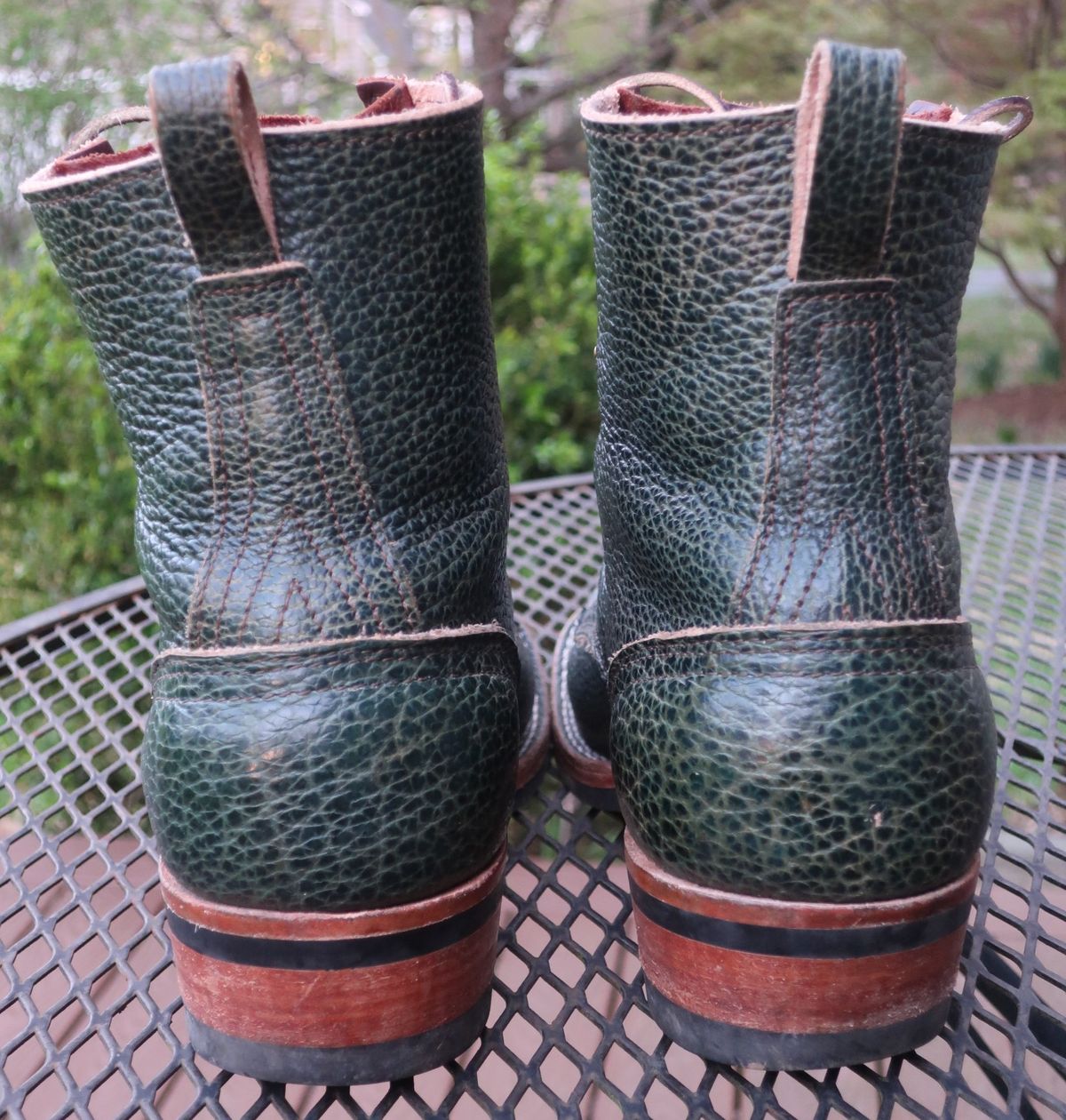 Photo by thetable123 on April 5, 2026 of the Nicks MTO in Horween Yellowstone Greener Pastures.