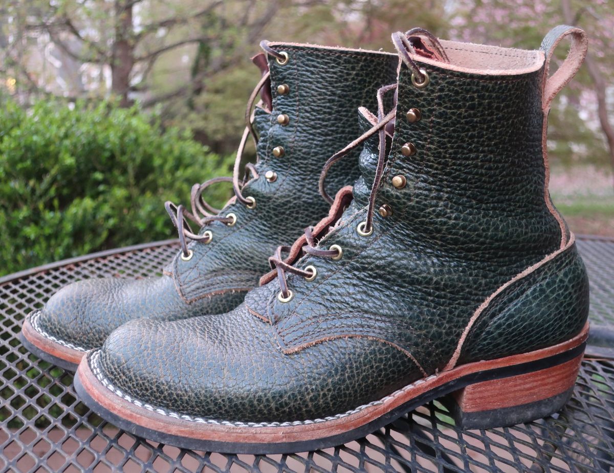 Photo by thetable123 on April 5, 2026 of the Nicks MTO in Horween Yellowstone Greener Pastures.