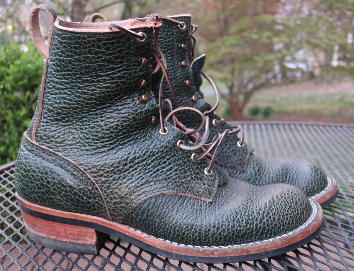 Photo by thetable123 on April 5, 2026 of the Nicks MTO in Horween Yellowstone Greener Pastures.