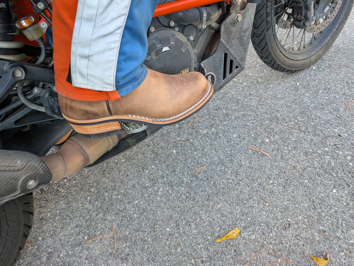 Photo by thetable123 on October 1, 2025 of the Nicks Palouse in Horween natural Predator.