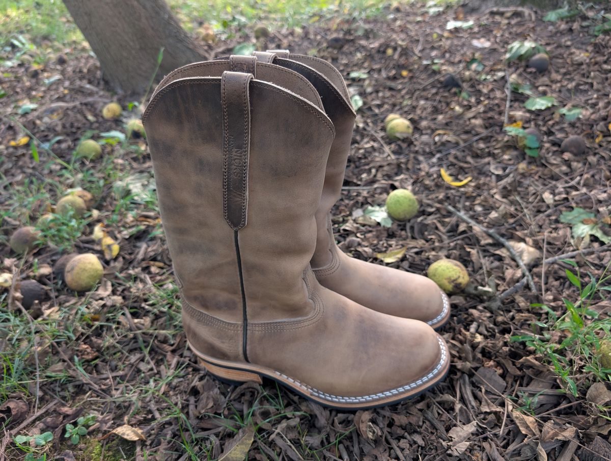 Photo by thetable123 on October 1, 2025 of the Nicks Palouse in Horween natural Predator.