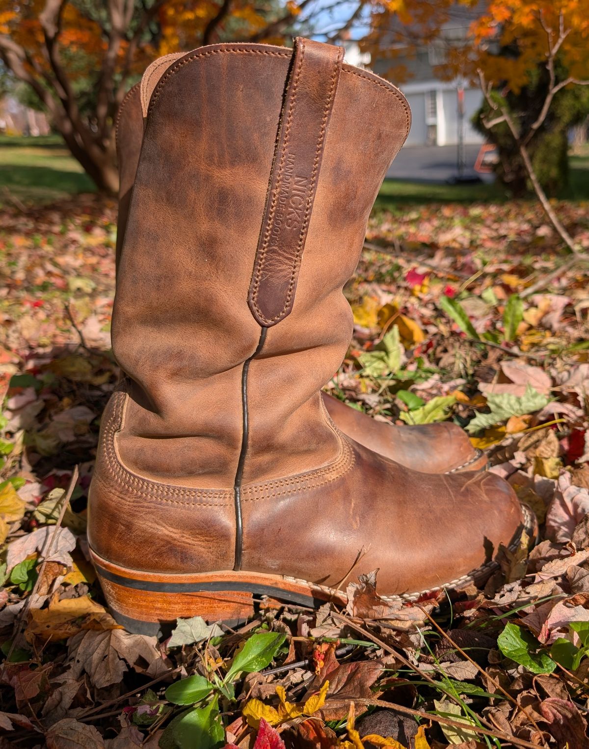 Photo by thetable123 on November 4, 2025 of the Nicks Palouse in Horween natural Predator.