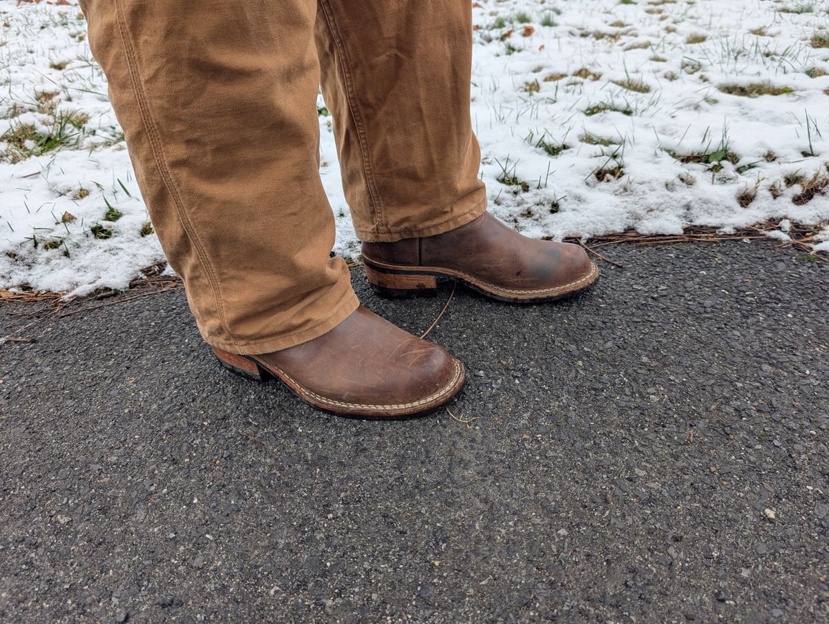 Photo by thetable123 on December 5, 2025 of the Nicks Palouse in Horween natural Predator.