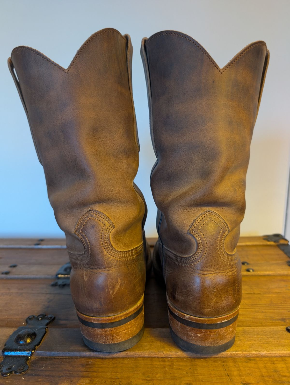 Photo by thetable123 on December 4, 2025 of the Nicks Palouse in Horween natural Predator.