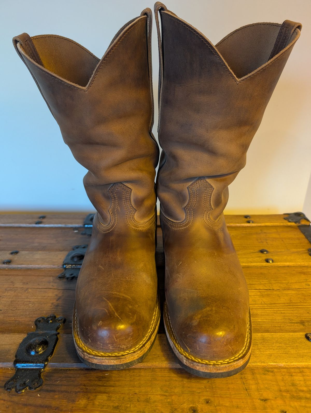 Photo by thetable123 on December 4, 2025 of the Nicks Palouse in Horween natural Predator.