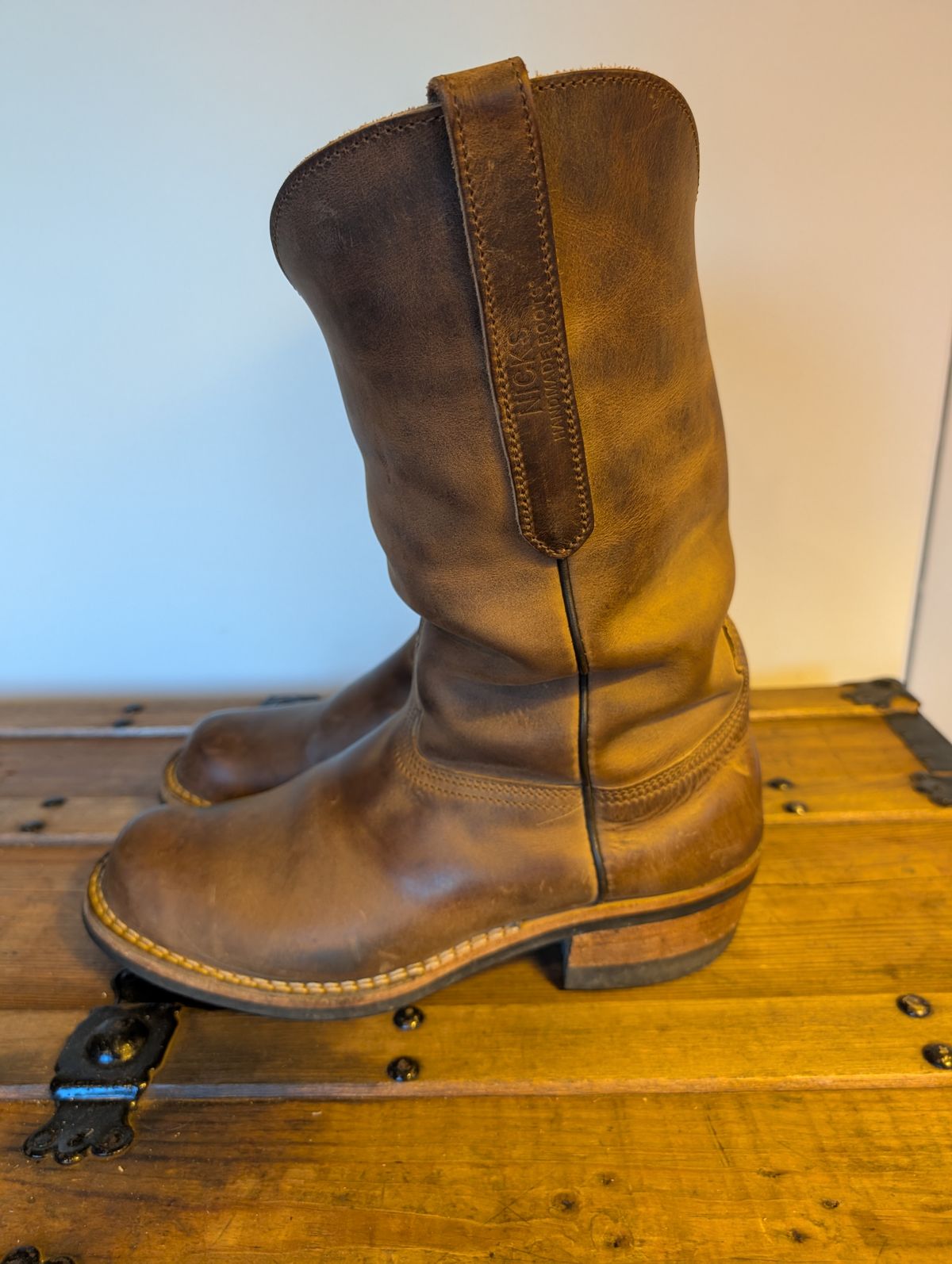 Photo by thetable123 on December 4, 2025 of the Nicks Palouse in Horween natural Predator.