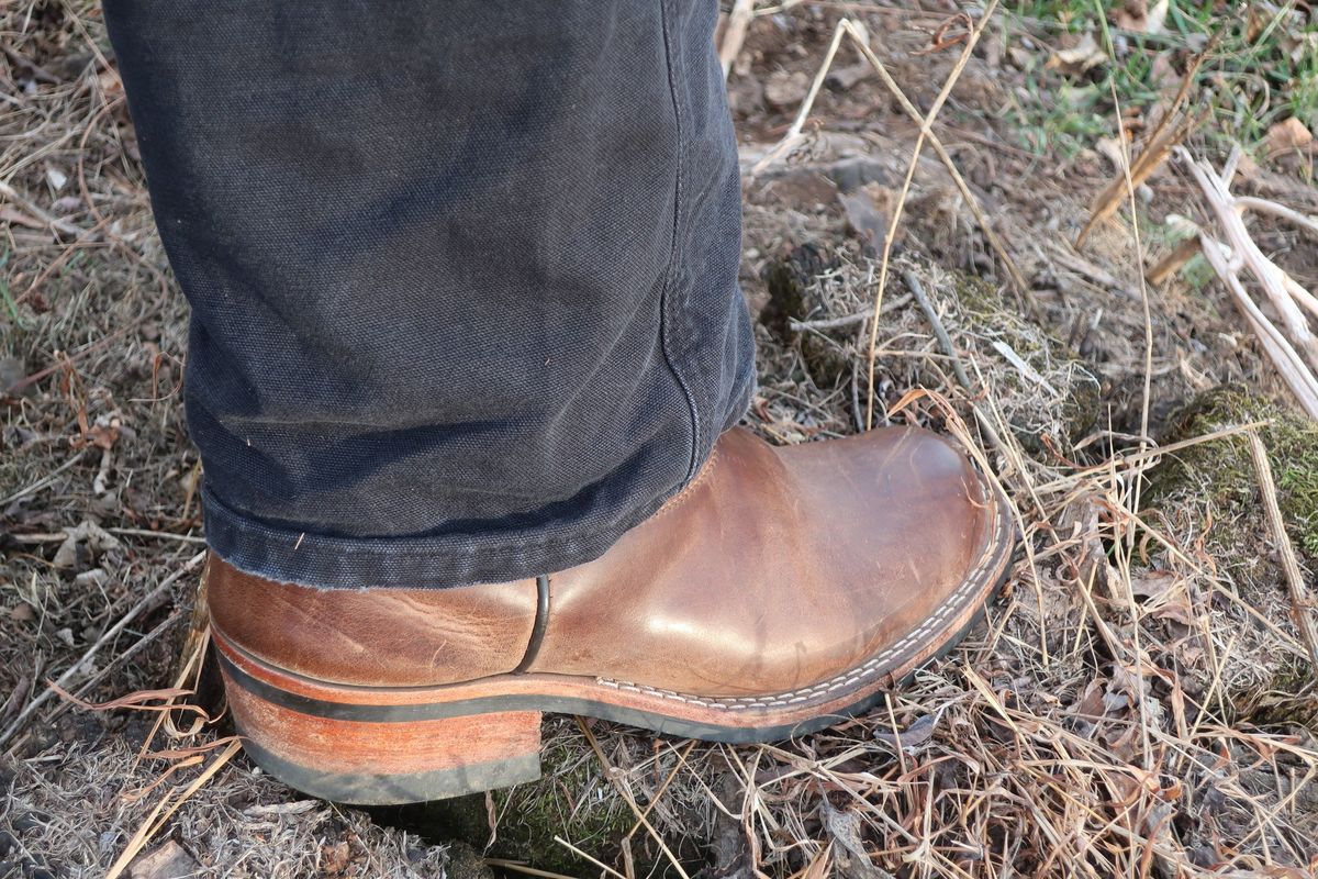 Photo by thetable123 on January 5, 2026 of the Nicks Palouse in Horween natural Predator.