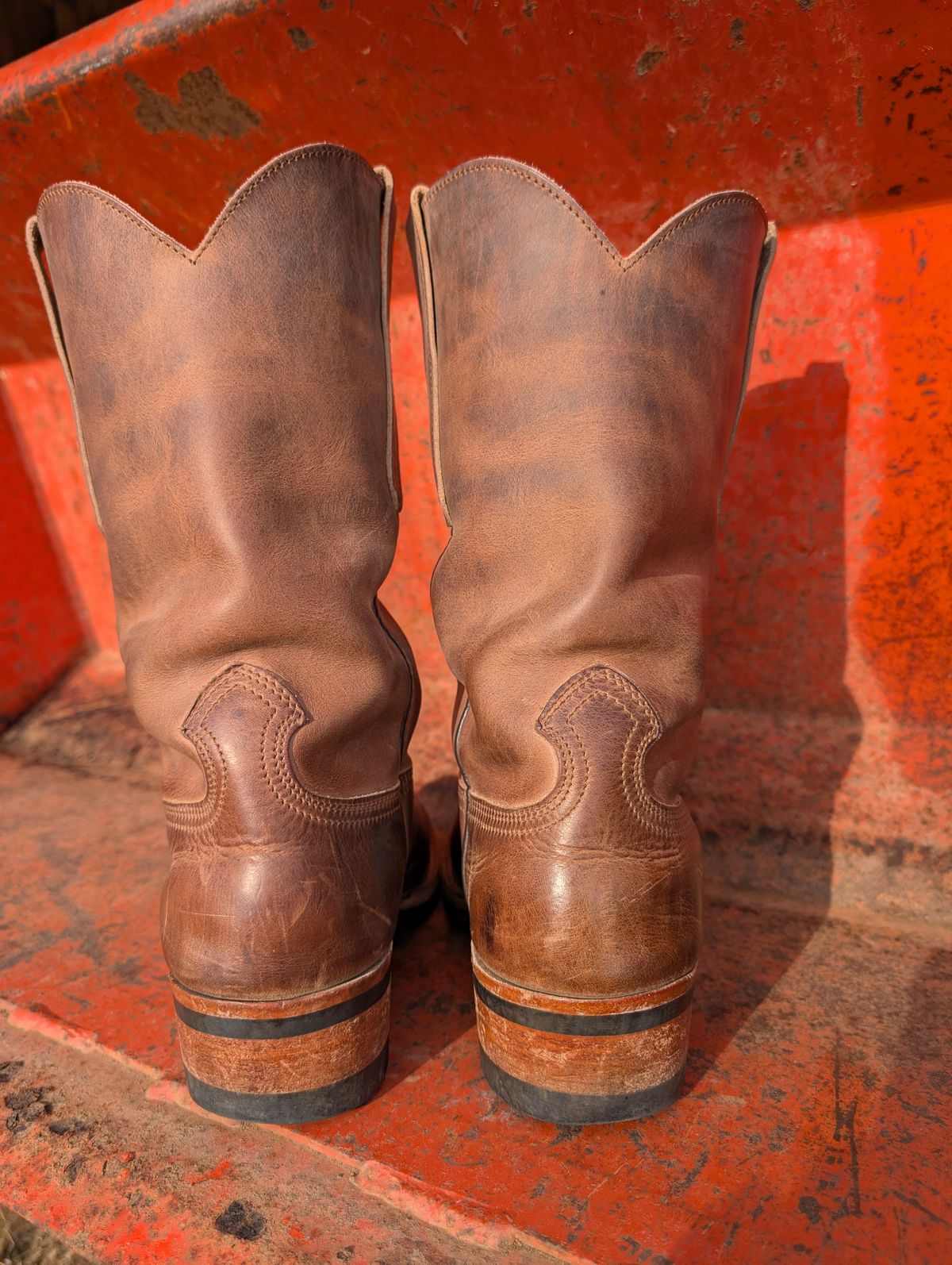 Photo by thetable123 on January 5, 2026 of the Nicks Palouse in Horween natural Predator.
