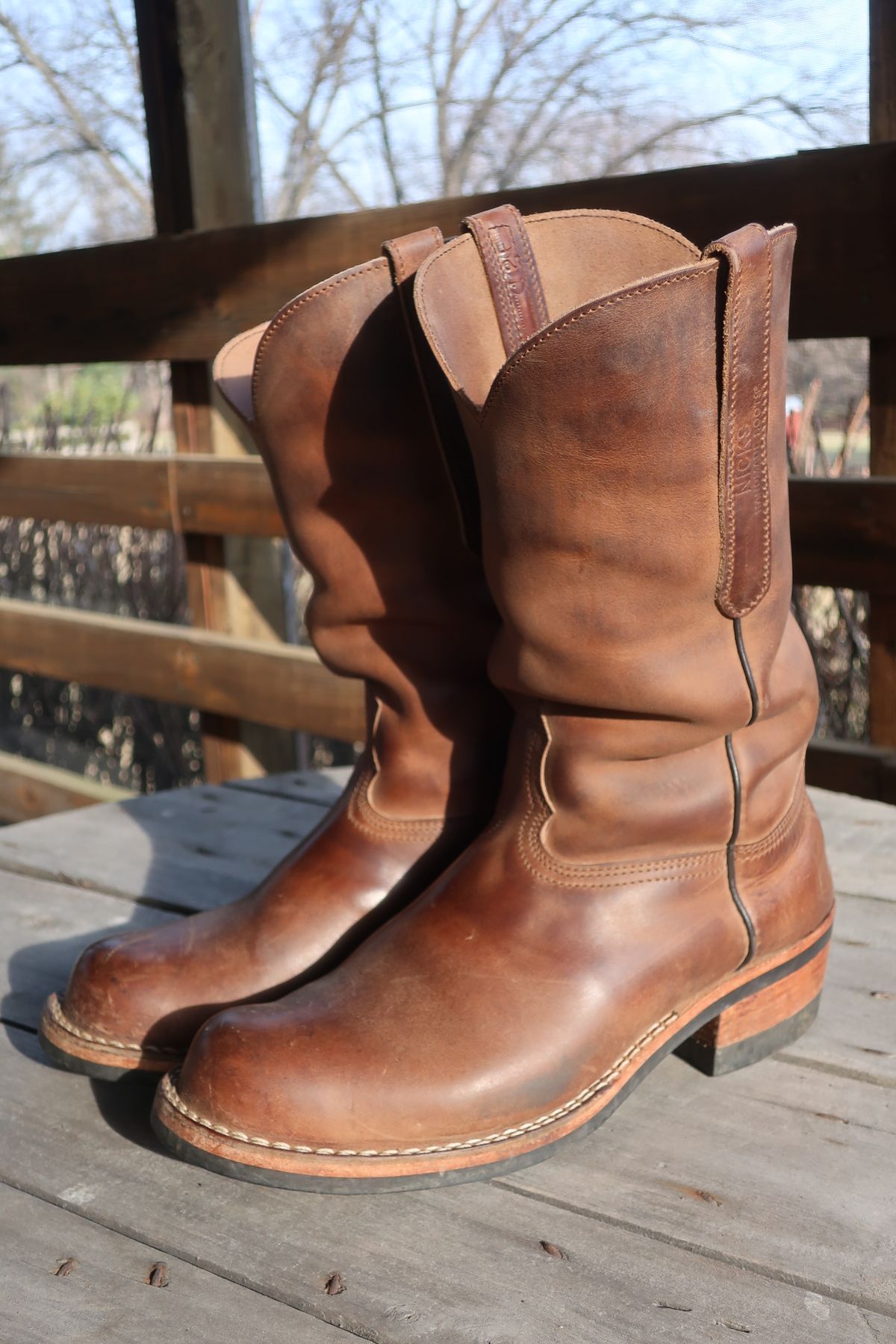 Photo by thetable123 on January 5, 2026 of the Nicks Palouse in Horween natural Predator.