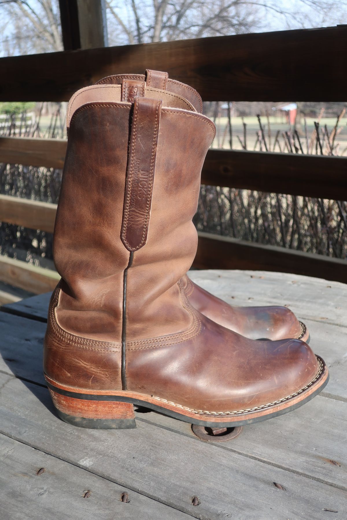 Photo by thetable123 on January 5, 2026 of the Nicks Palouse in Horween natural Predator.