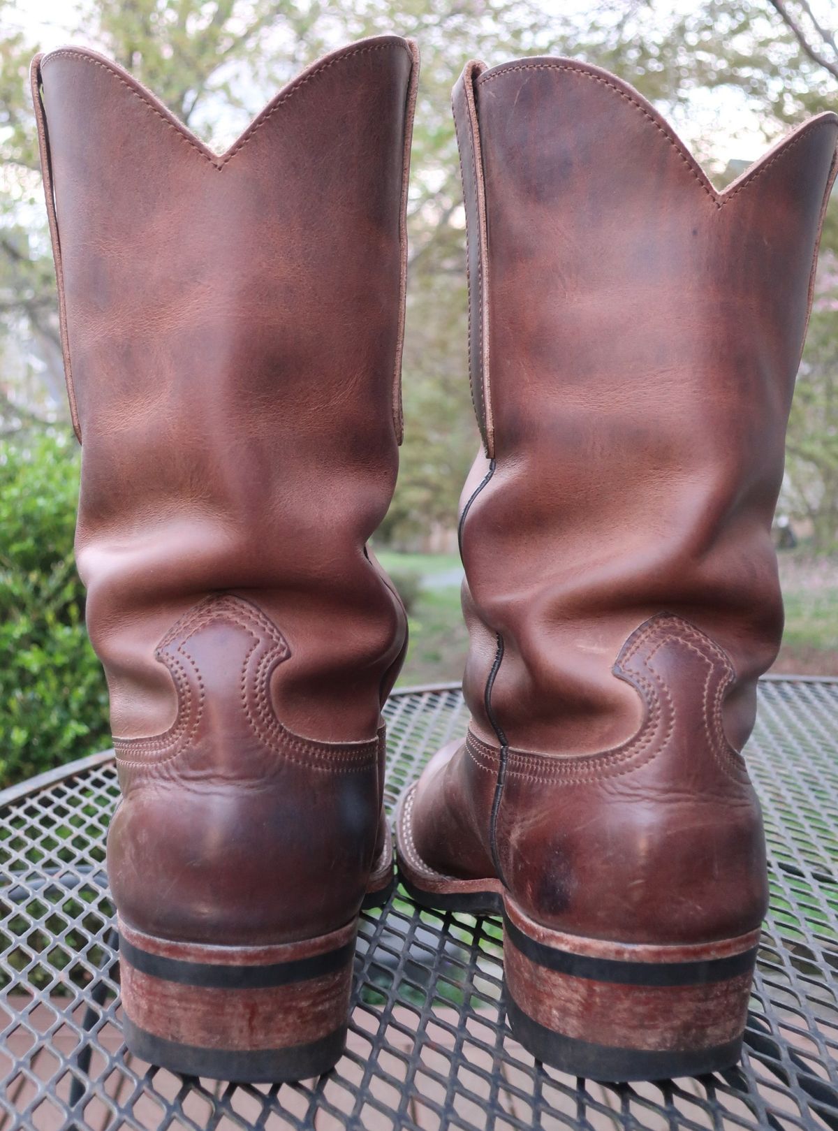 Photo by thetable123 on April 5, 2026 of the Nicks Palouse in Horween natural Predator.