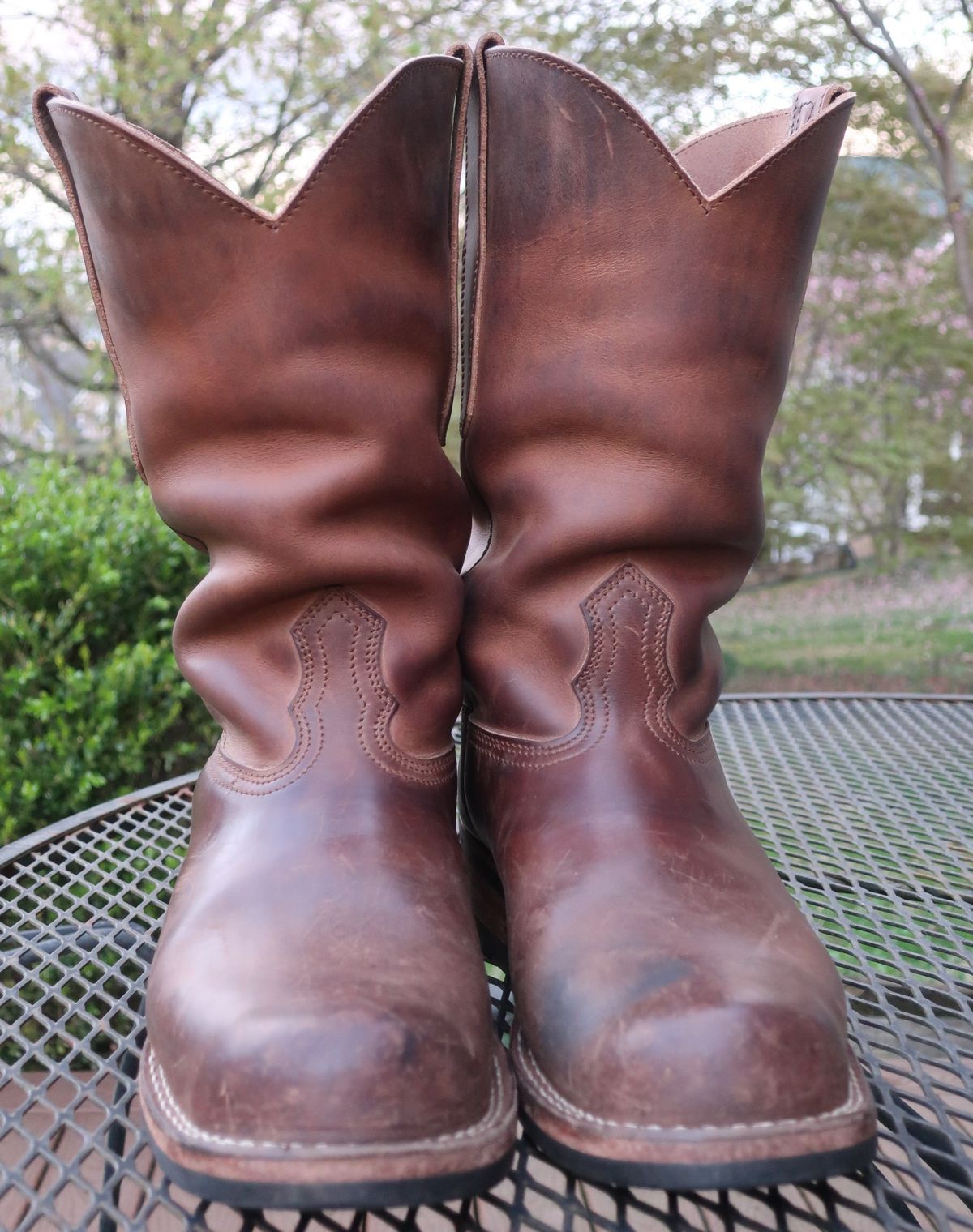 Photo by thetable123 on April 5, 2026 of the Nicks Palouse in Horween natural Predator.