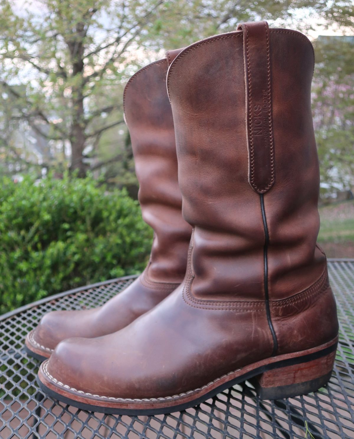 Photo by thetable123 on April 6, 2026 of the Nicks Palouse in Horween natural Predator.