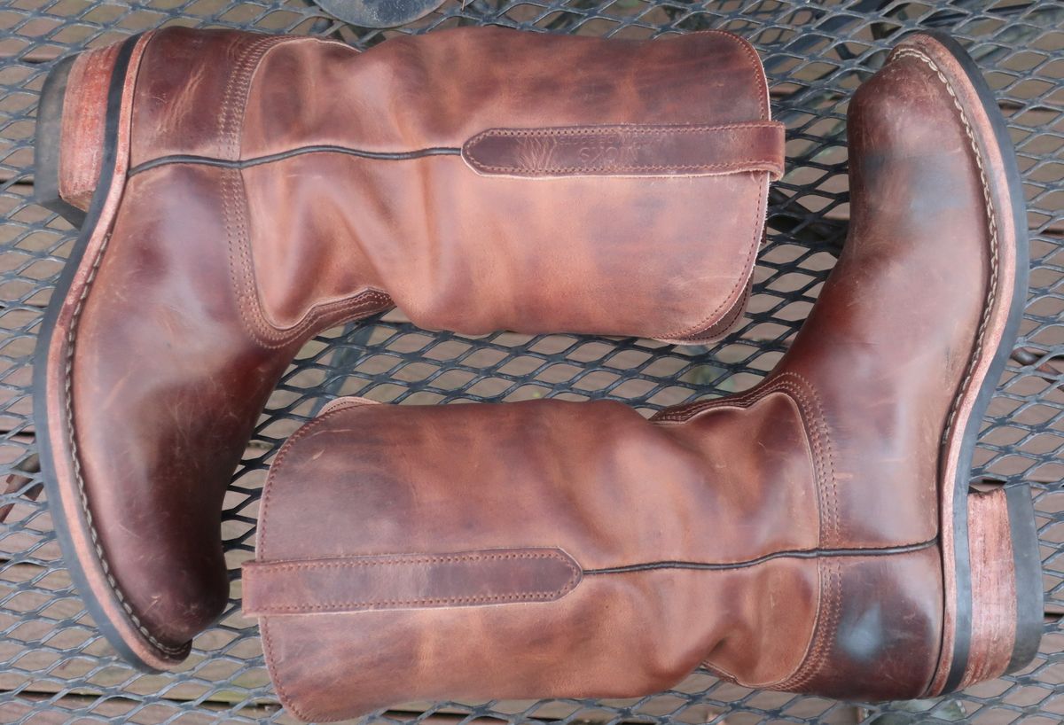 Photo by thetable123 on April 5, 2026 of the Nicks Palouse in Horween natural Predator.