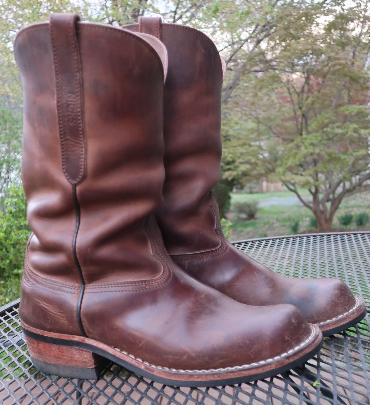 Photo by thetable123 on April 6, 2026 of the Nicks Palouse in Horween natural Predator.