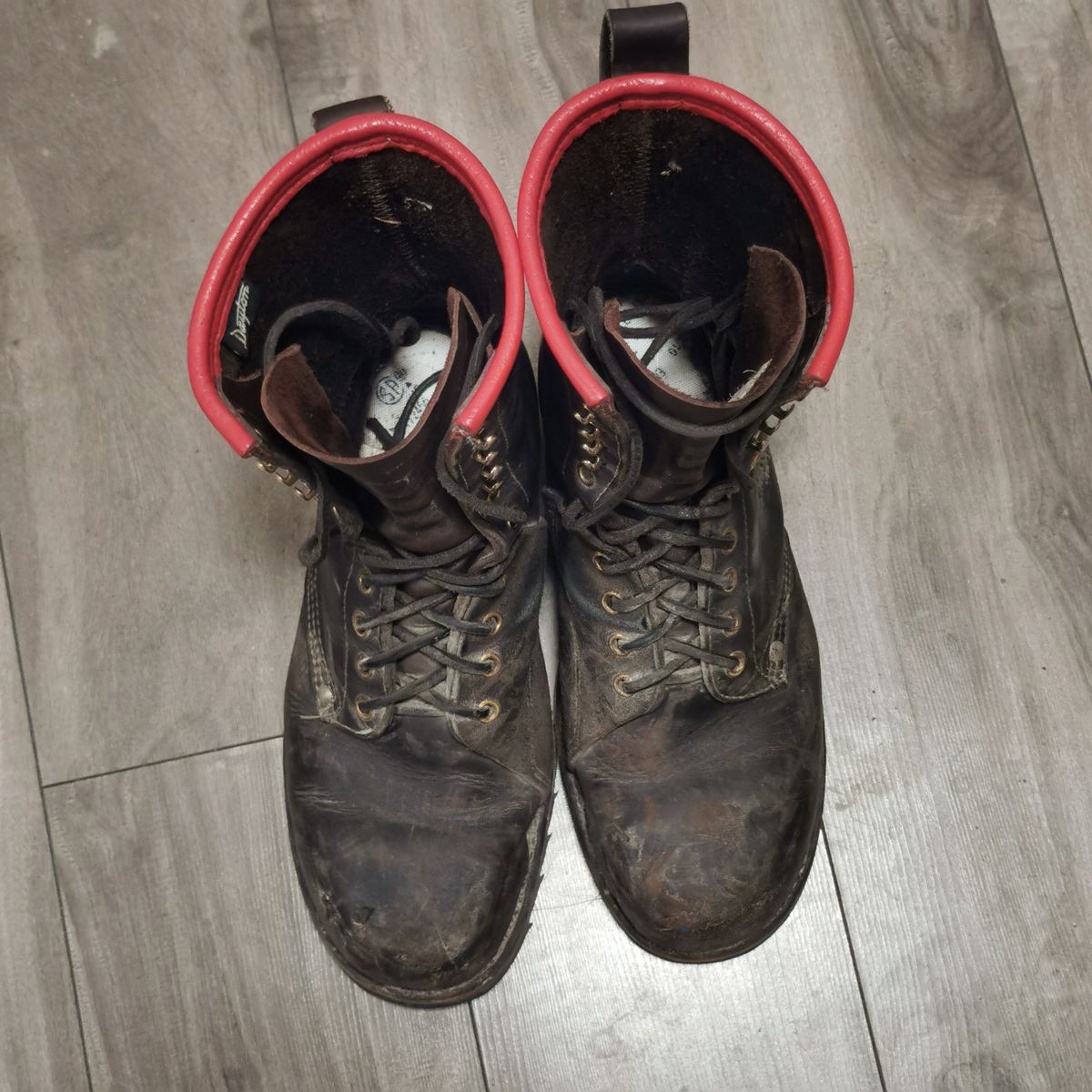 Photo by walkaboot on December 5, 2025 of the Dayton Boots 6410 CSA OHM Line Boot in Black Oil Tan.