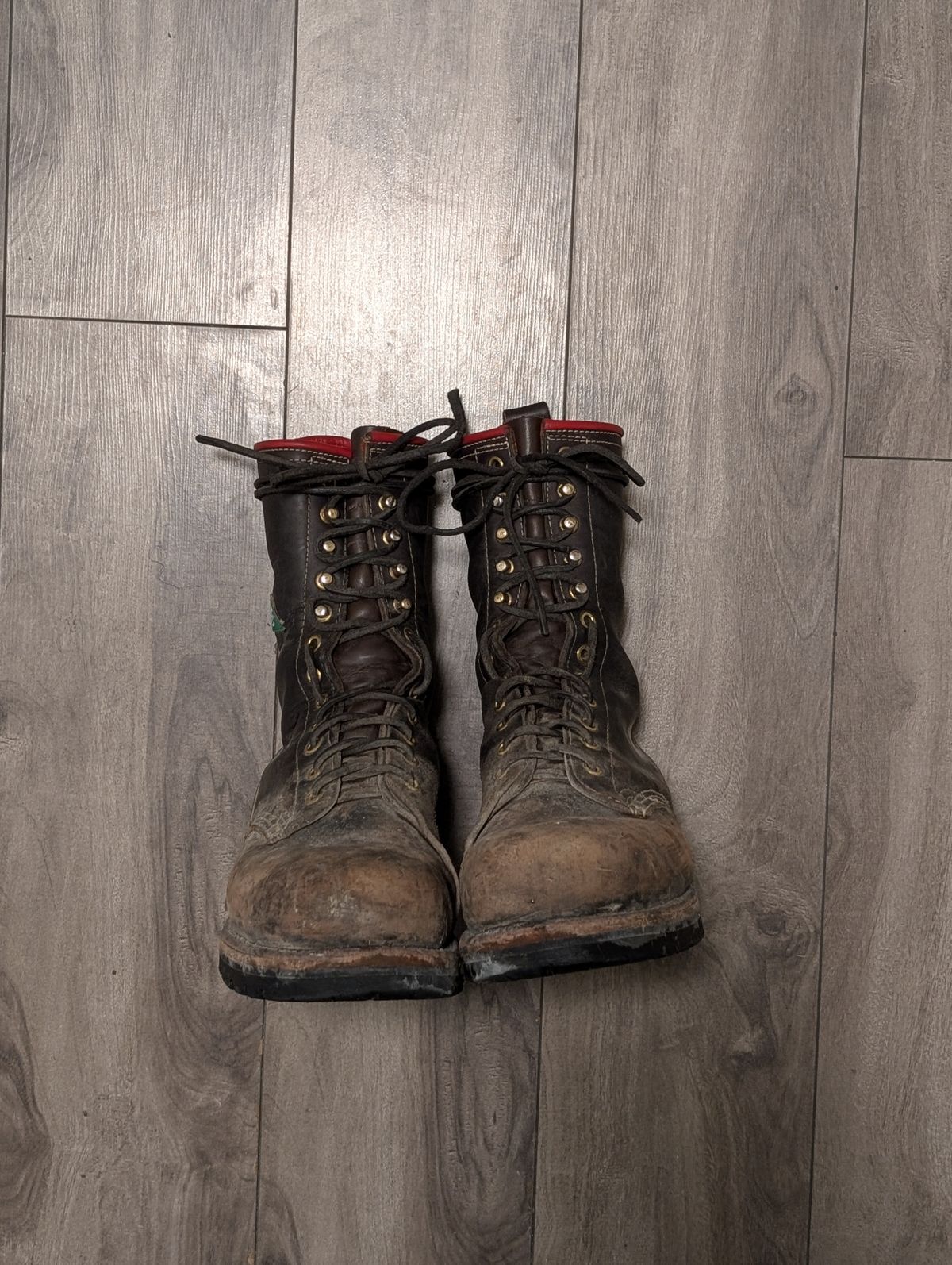 Photo by walkaboot on February 4, 2026 of the Dayton Boots 6410 CSA OHM Line Boot in Black Oil Tan.