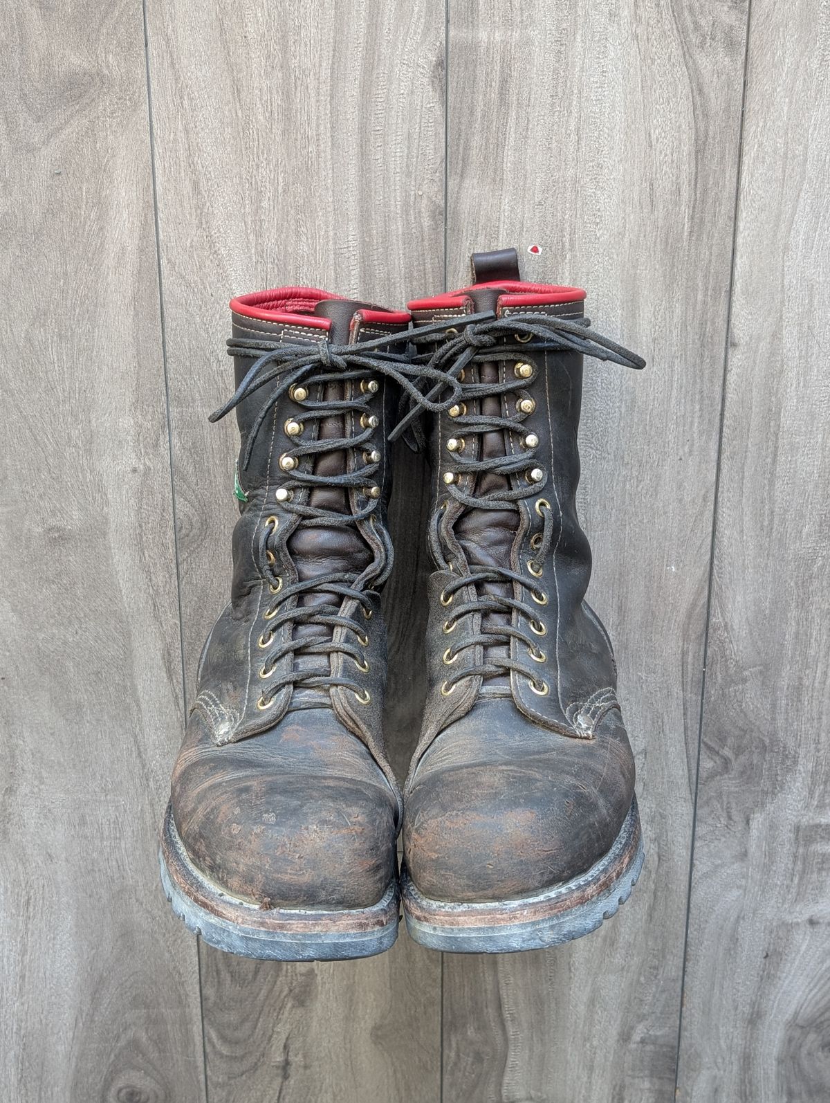 Photo by walkaboot on March 1, 2026 of the Dayton Boots 6410 CSA OHM Line Boot in Black Oil Tan.