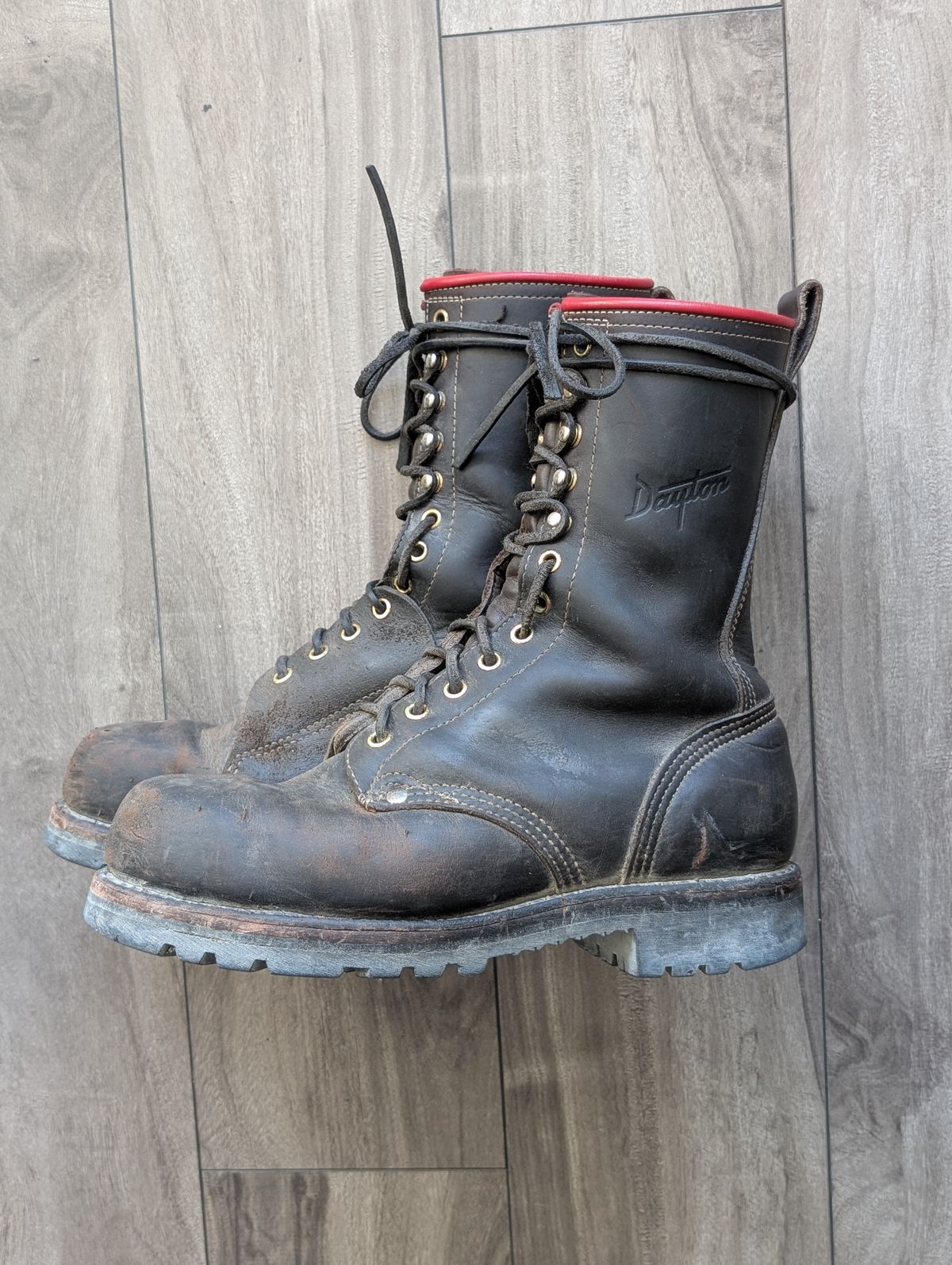 Photo by walkaboot on March 1, 2026 of the Dayton Boots 6410 CSA OHM Line Boot in Black Oil Tan.