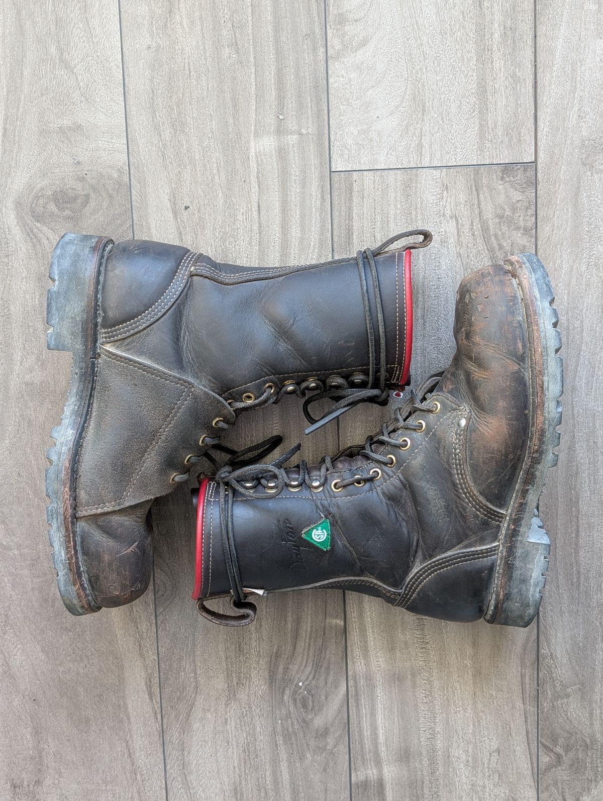Photo by walkaboot on March 1, 2026 of the Dayton Boots 6410 CSA OHM Line Boot in Black Oil Tan.
