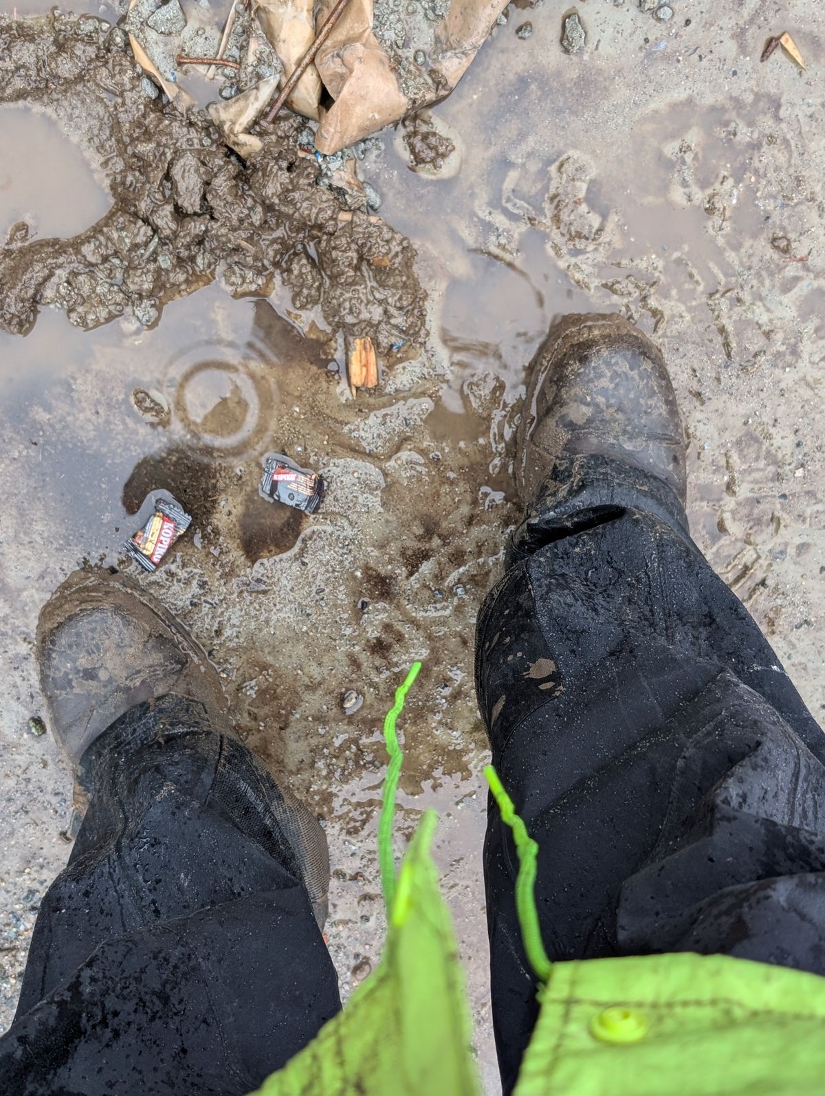 Photo by walkaboot on March 19, 2026 of the Dayton Boots 6410 CSA OHM Line Boot in Black Oil Tan.