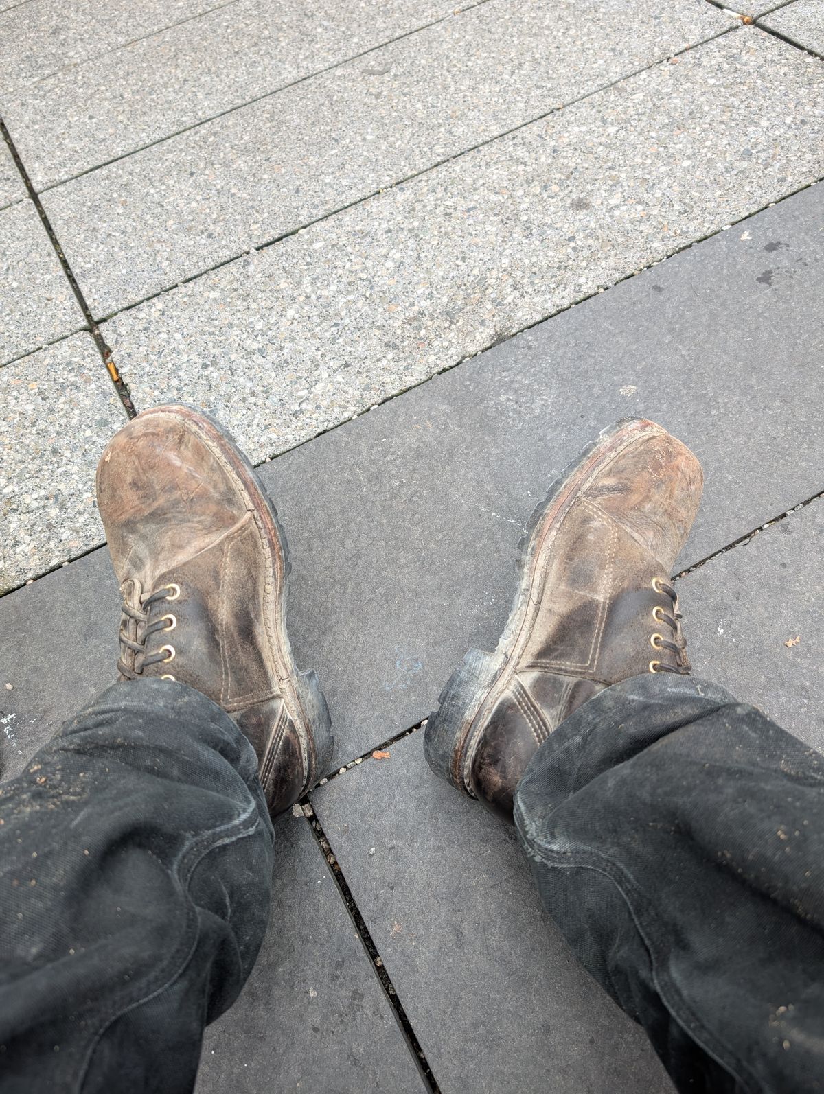 Photo by walkaboot on March 26, 2026 of the Dayton Boots 6410 CSA OHM Line Boot in Black Oil Tan.