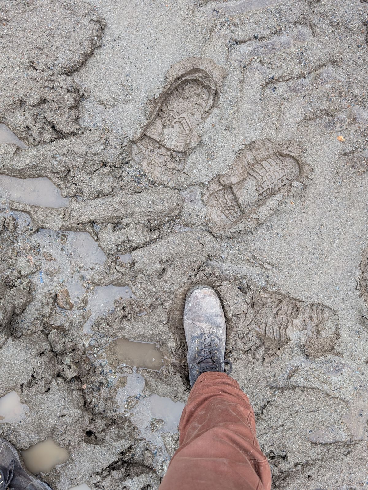 Photo by walkaboot on April 3, 2026 of the Dayton Boots 6410 CSA OHM Line Boot in Black Oil Tan.