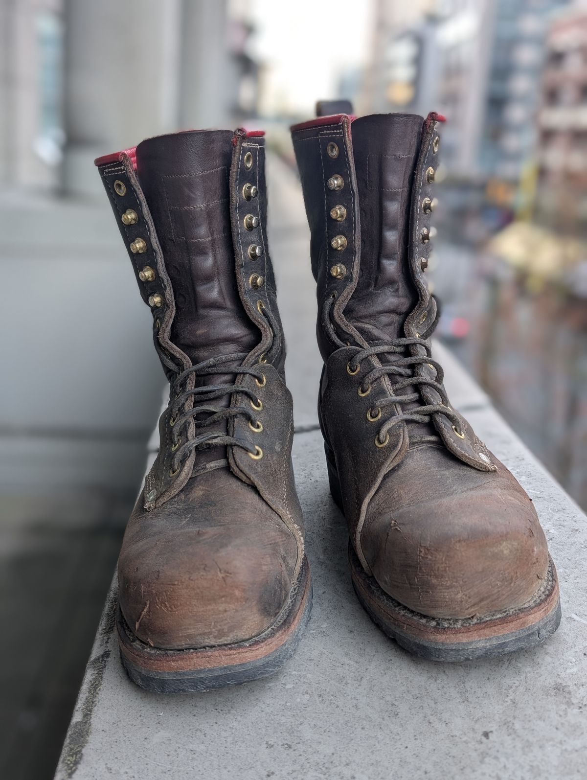 Photo by walkaboot on April 6, 2026 of the Dayton Boots 6410 CSA OHM Line Boot in Black Oil Tan.